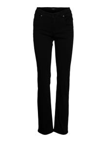 Vero Moda VMDAF Straight Fit Jeans -Black - 10289169