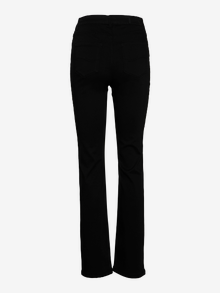 Vero Moda VMDAF Middels høyt snitt Straight Fit Jeans -Black - 10289169