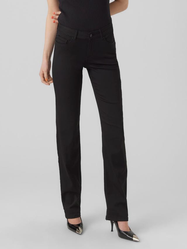 Vero Moda VMDAF Taille moyenne Straight Fit Jeans - 10289169