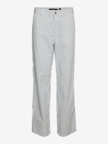Vero Moda VMCARLY Normaali vyötärö Housut -Snow White - 10289230