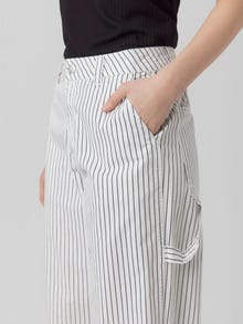 Vero Moda VMCARLY Normaali vyötärö Housut -Snow White - 10289230
