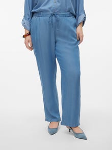 Vero Moda VMCHARPER Cintura media Pantalones -Medium Blue Denim - 10289259