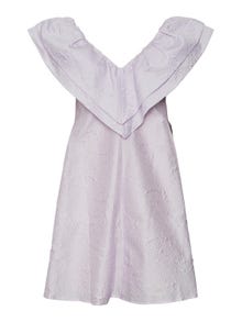 Vero Moda SOMETHINGNEW STYLED BY PIA MANCE Krótka sukienka -Lilac Snow - 10289313