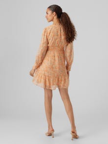 Vero Moda VMNOABELLE Short dress -Cantaloupe - 10289317