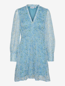 Vero Moda VMNOABELLE Kort klänning -Blue Bell - 10289317