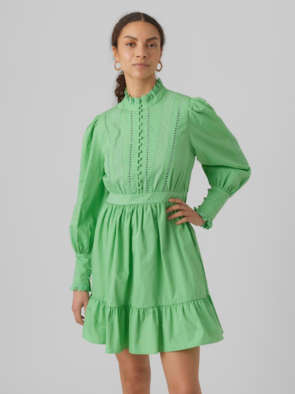 Vero Moda VMNOVA Short dress -Absinthe Green - 10289326