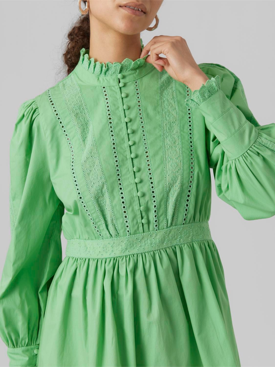 Vero Moda VMNOVA Kurzes Kleid -Absinthe Green - 10289326