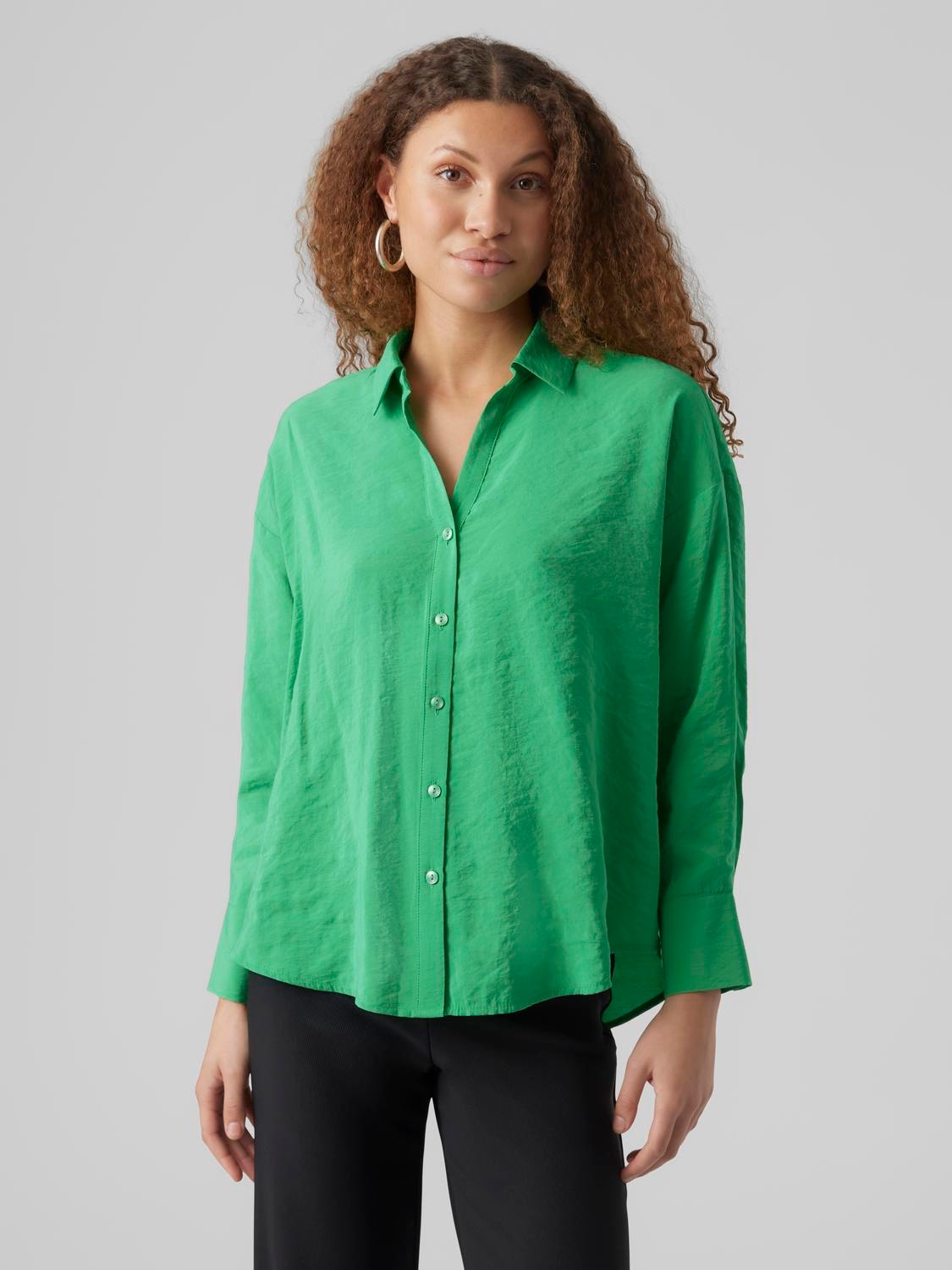 Vero Moda VMQUEENY Skjorte -Bright Green - 10289349