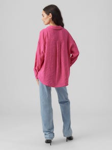Vero Moda VMQUEENY Hemd -Pink Yarrow - 10289349
