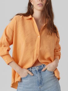 Vero Moda VMQUEENY Hemd -Mock Orange - 10289349