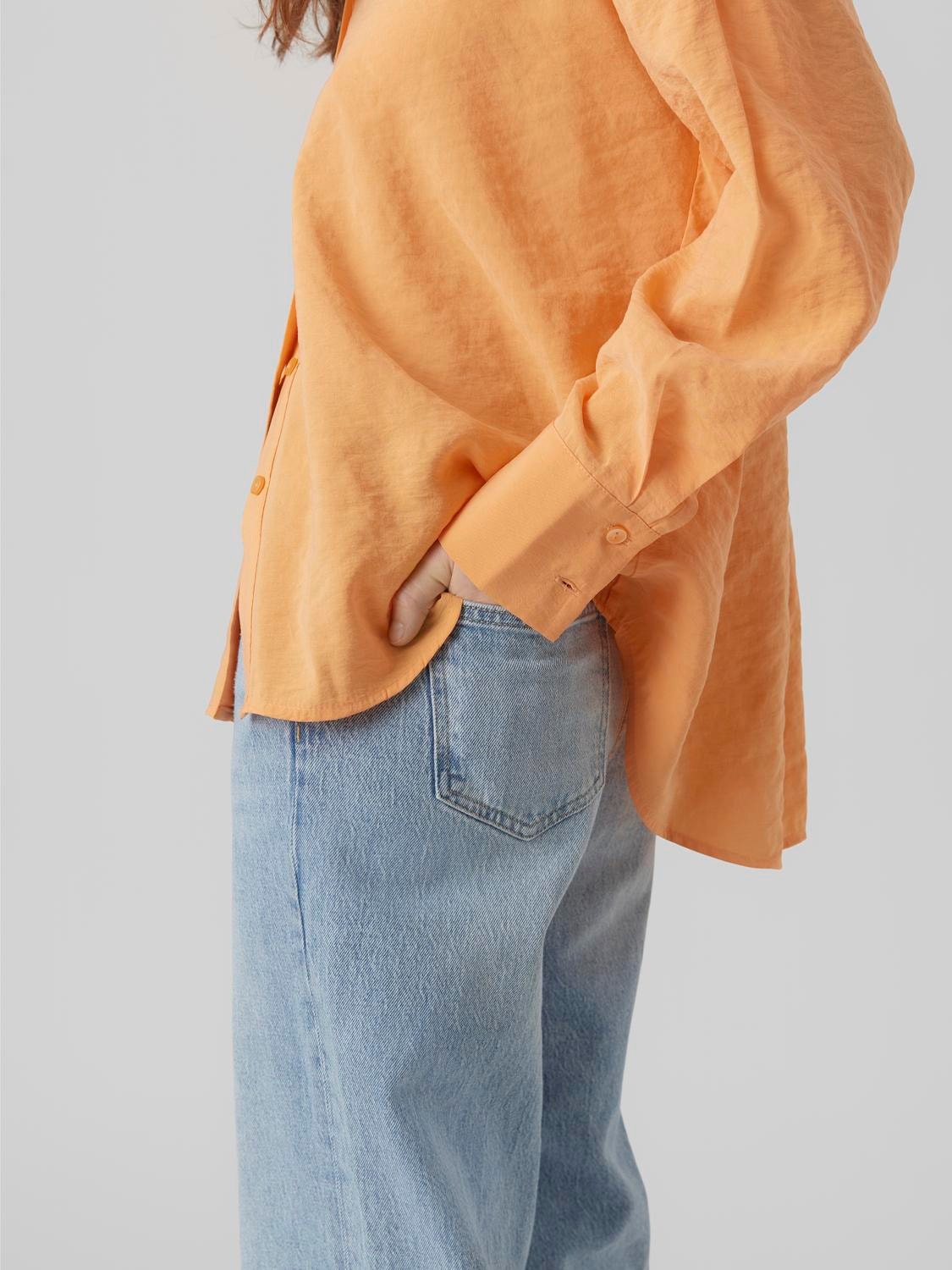 Vero Moda VMQUEENY Skjorte -Mock Orange - 10289349