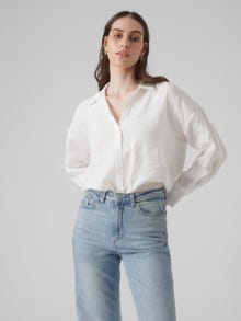 Vero Moda VMQUEENY Skjorte -Bright White - 10289349