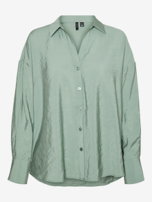 Vero Moda VMQUEENY Shirt -Hedge Green - 10289349