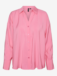 Vero Moda VMQUEENY Skjorte -Pink Cosmos - 10289349