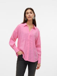Vero Moda VMQUEENY Skjorte -Pink Cosmos - 10289349