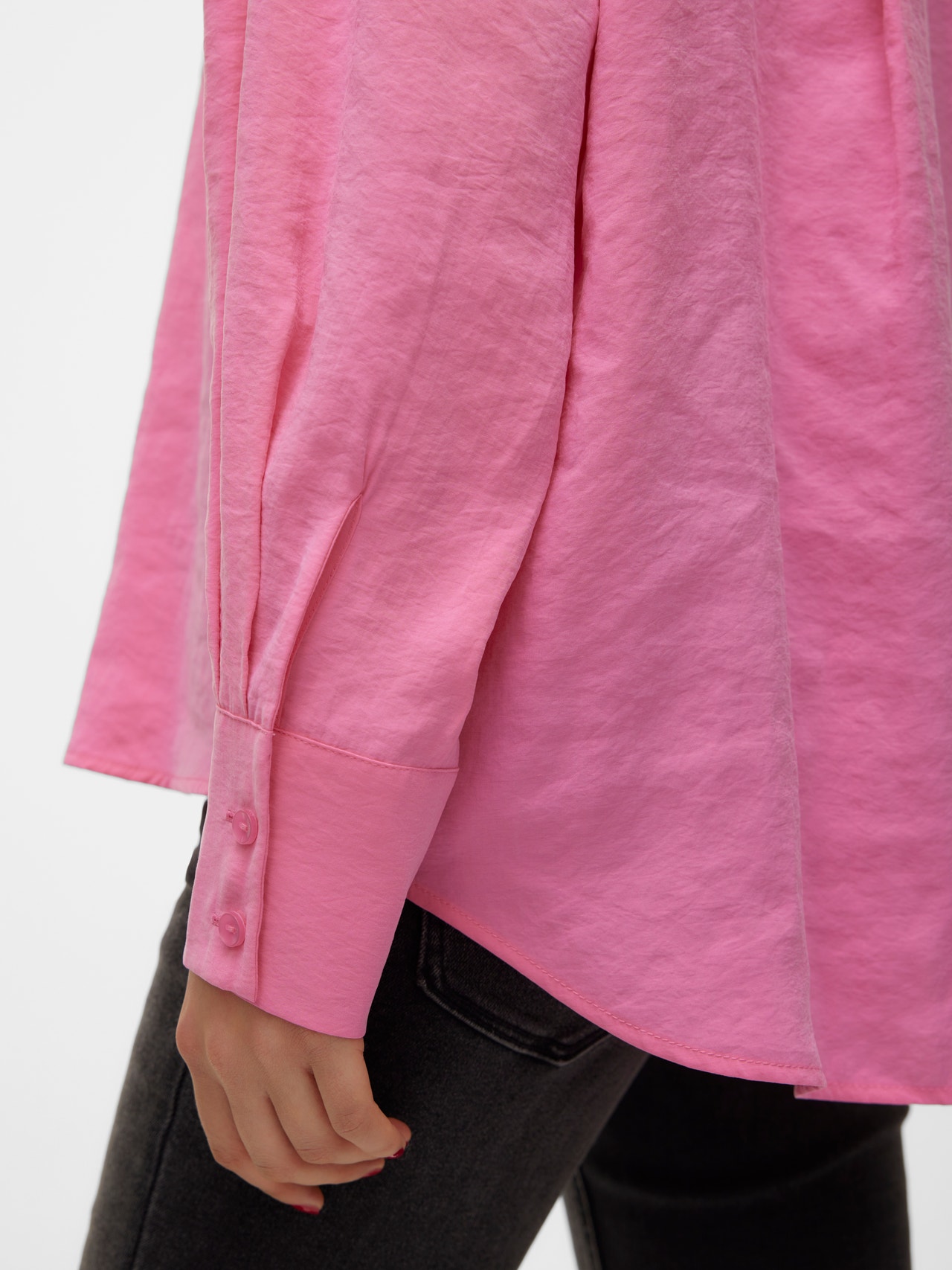 Vero Moda VMQUEENY Skjorte -Pink Cosmos - 10289349