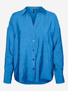 Vero Moda VMQUEENY Shirt -Marina - 10289349