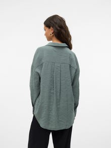 Vero Moda VMQUEENY Shirt -Balsam Green - 10289349