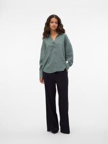Vero Moda VMQUEENY Shirt -Balsam Green - 10289349