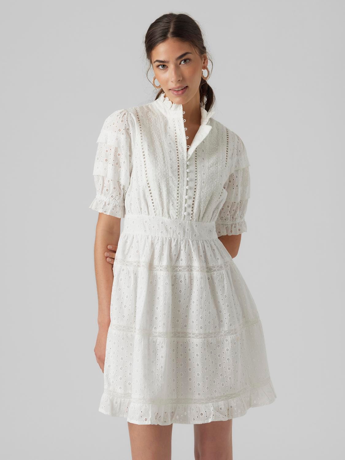 Hubert Hudson emulsion Agent Kort kjole | White Clear | Vero Moda®