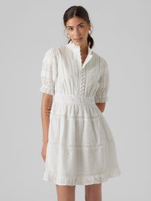 Vero Moda VMNONNIE Kurzes Kleid -Snow White - 10289371