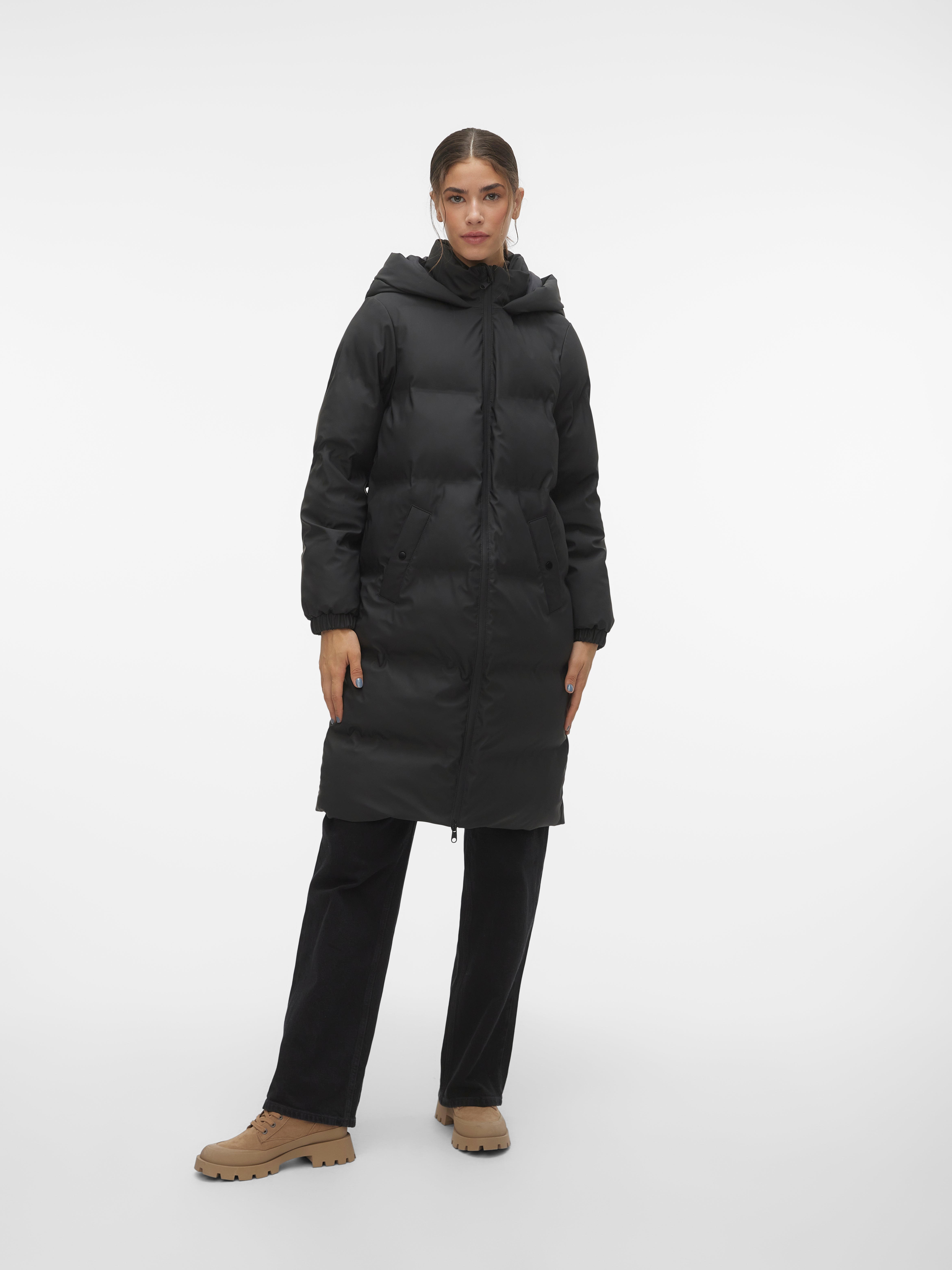 Manteau noir best sale vero moda