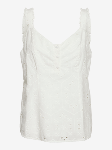 Vero Moda VMUNA Top -Snow White - 10289410