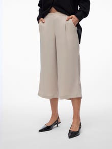 Vero Moda VMCOCO Średnia talia Spodnie Culottes -Silver Lining - 10289453