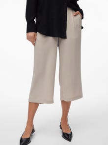 Vero Moda VMCOCO Średnia talia Spodnie Culottes -Silver Lining - 10289453