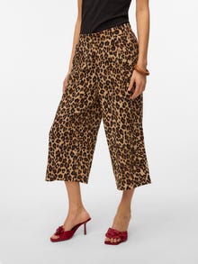 Vero Moda VMCOCO Medelhög midja Culottebyxor -Tigers Eye - 10289453