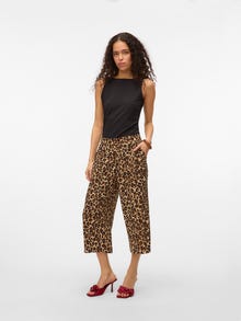 Vero Moda VMCOCO Medelhög midja Culottebyxor -Tigers Eye - 10289453