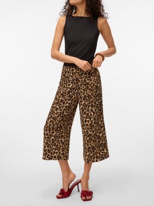 Vero Moda VMCOCO Medelhög midja Culottebyxor -Tigers Eye - 10289453