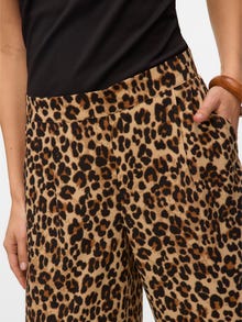 Vero Moda VMCOCO Vita media Pantaloni Culotte -Tigers Eye - 10289453