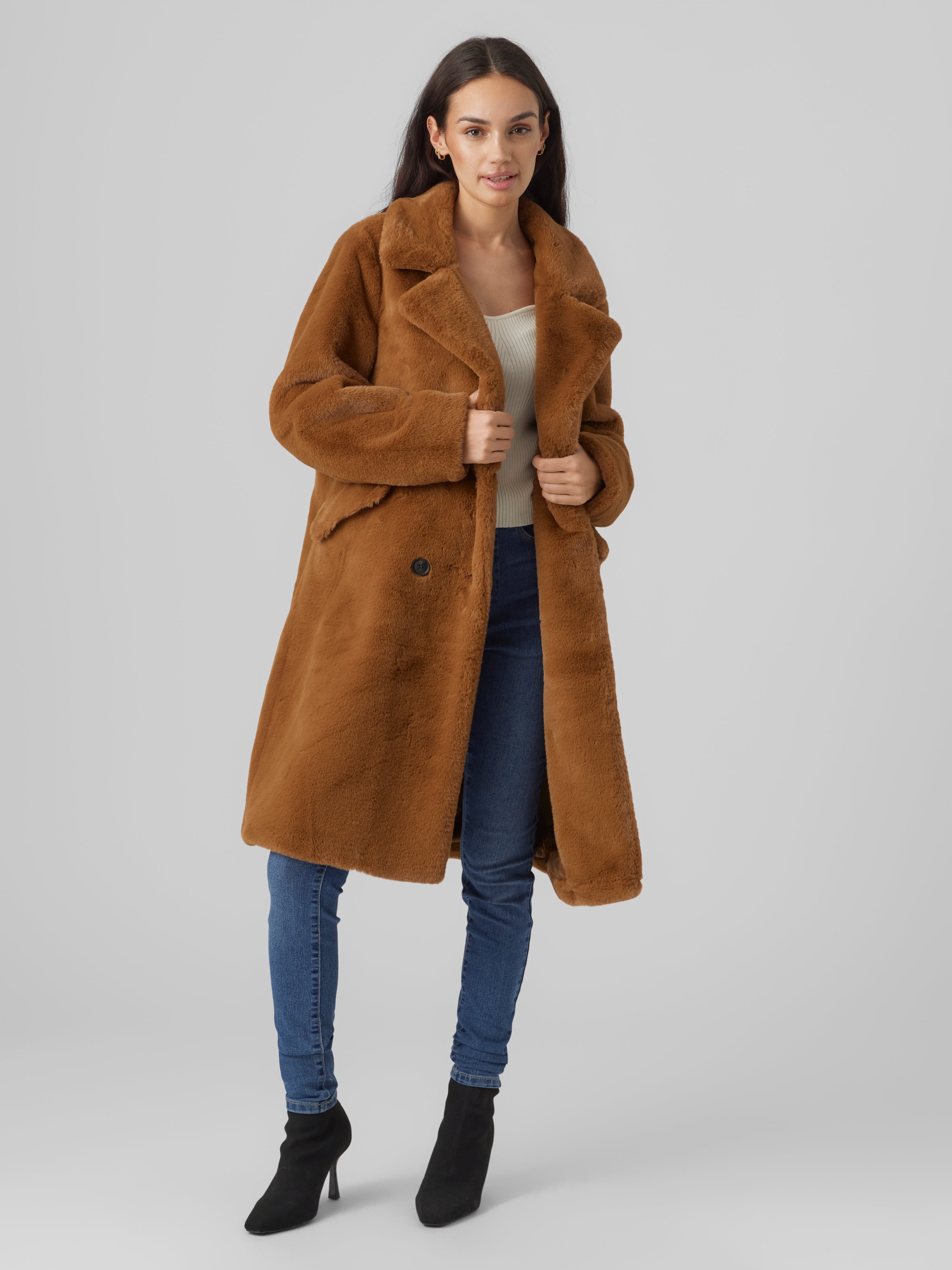 Vero moda hot sale shearling jacket