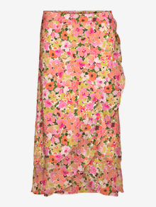 Vero Moda VMSMILLA High waist Lange rok -Snow White - 10289510