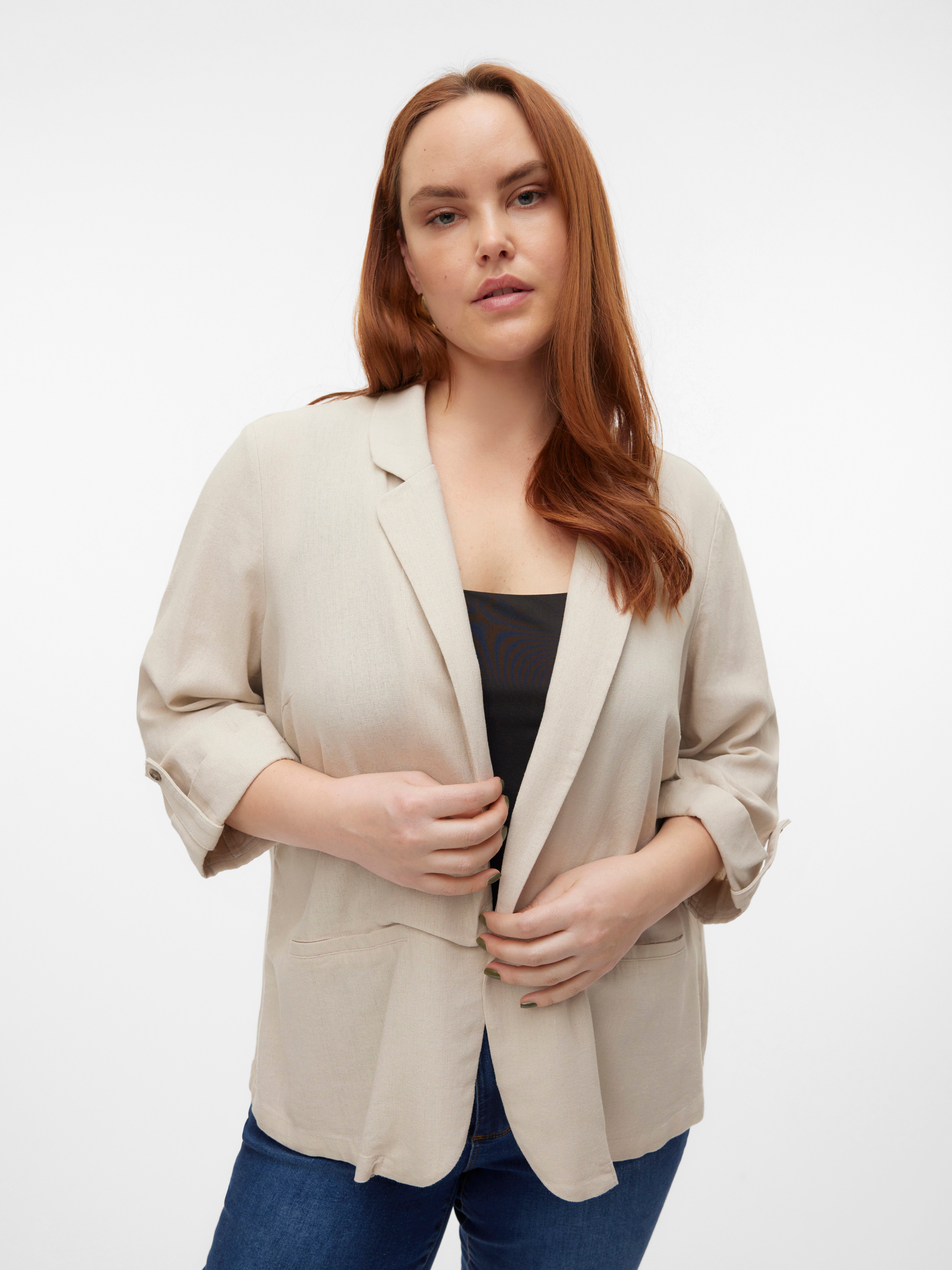 Blazer Veste Femme Vero Moda Gris - Taille 10 - Neuf Avec étiquettes