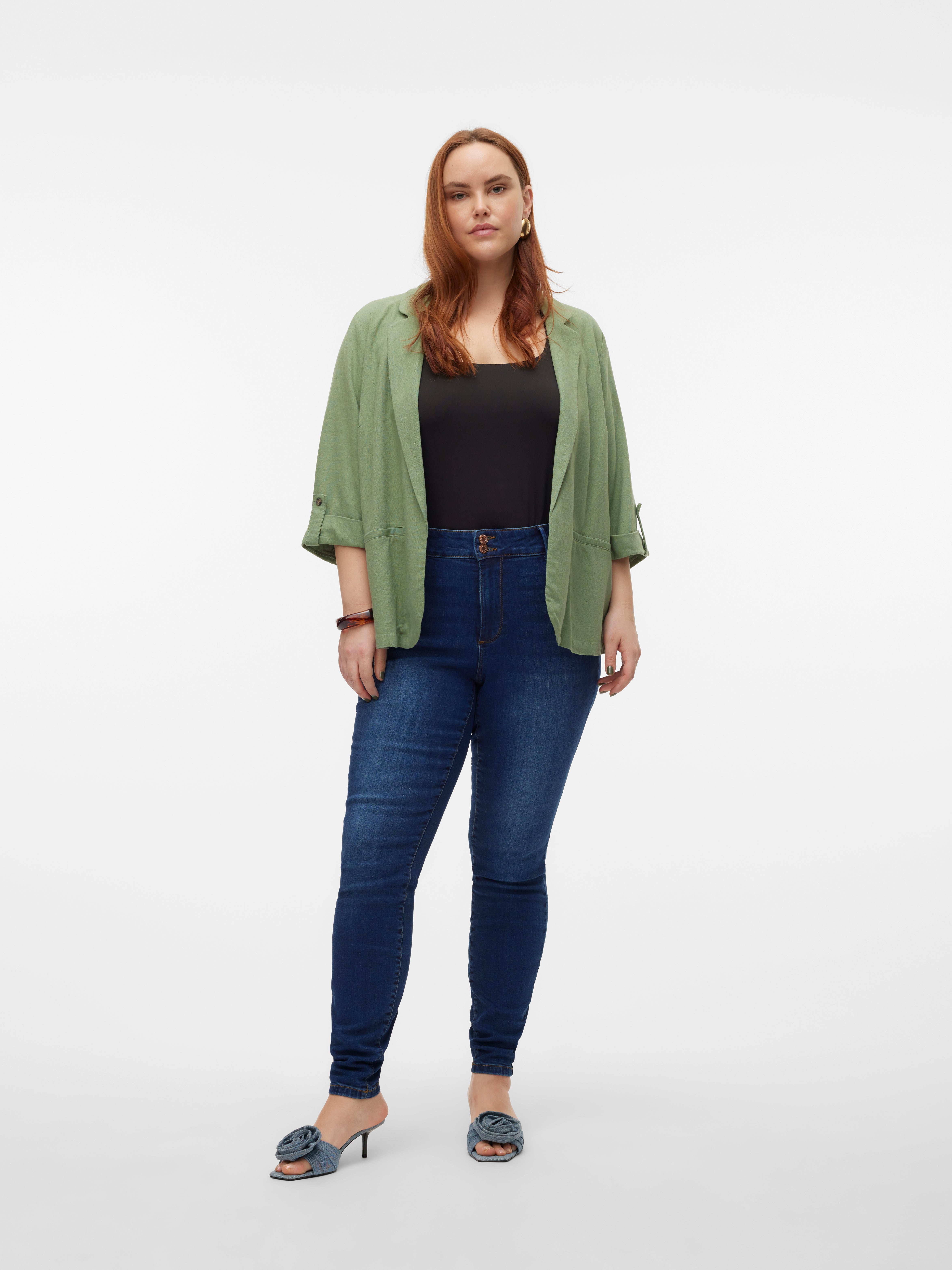 VMJESMILO Blazer | Dunkelgrün | Vero Moda®