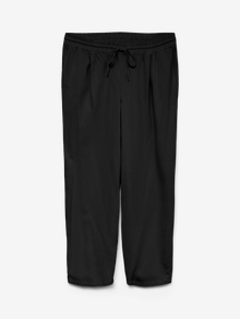 Vero Moda VMCJESMILO Mid waist Trousers -Black - 10289648