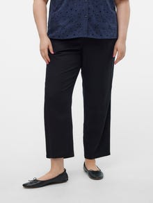 Vero Moda VMCJESMILO Medelhög midja Byxor -Black - 10289648