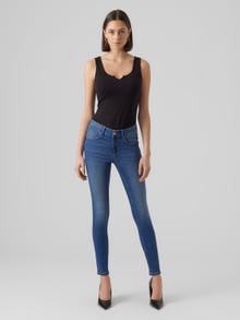 Vero Moda VMSELA Slim Fit Jeans -Medium Blue Denim - 10289710