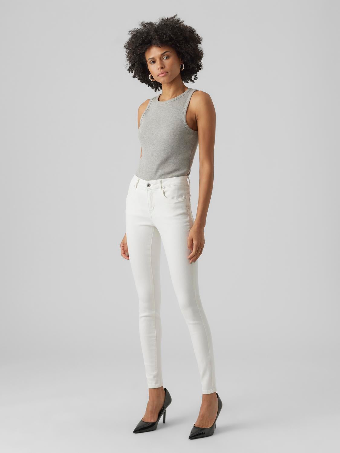 Vero moda white store jeans