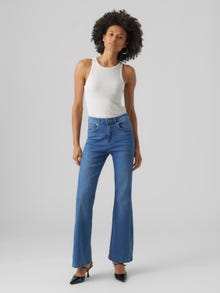 Vero Moda VMSELINA Utsvängd passform Jeans -Medium Blue Denim - 10289743
