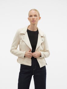 Vero Moda VMJOSE Bikerjacke -Oatmeal - 10289807