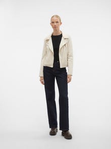 Vero Moda VMJOSE Bikerjacke -Oatmeal - 10289807