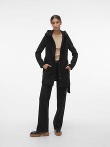 Vero Moda Kapuuts Regulaarsed varrukad Jope -Black - 10289864