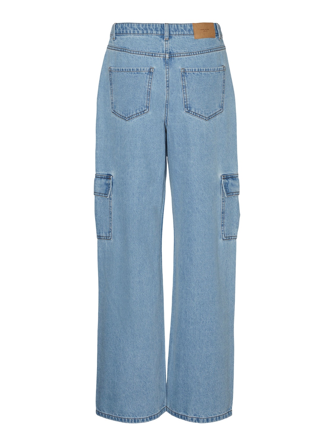 Vero Moda VMNORTH Mid rise Loose fit Jeans -Medium Blue Denim - 10289887