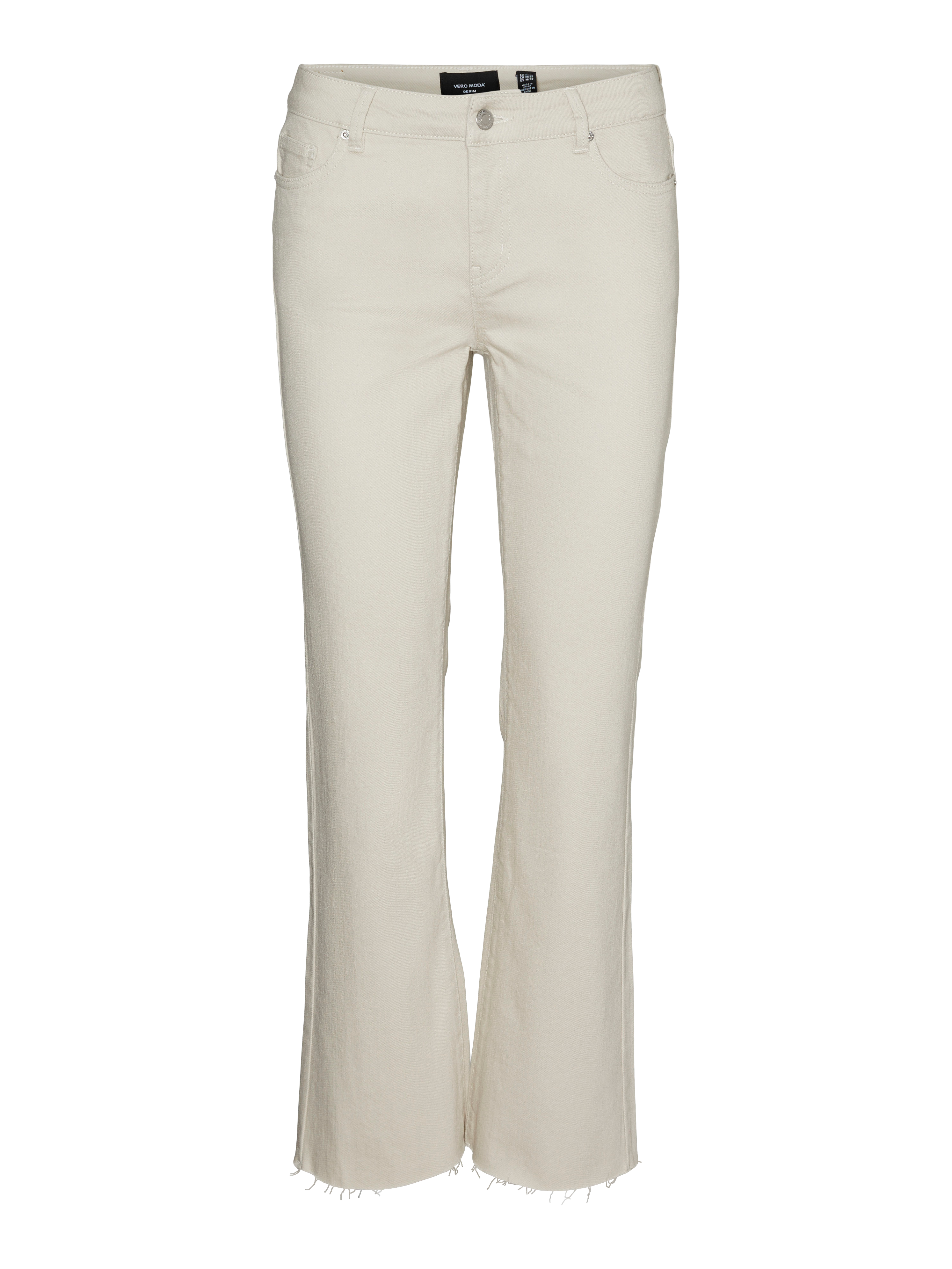 Slim fit medelhoeg midja byxor — byxor med fickor från Vero Moda