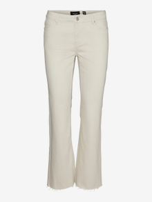 Vero Moda VMWILD Medelhög midja Byxor -Pumice Stone - 10289924