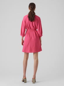 Vero Moda VMUNYE Short dress -Pink Yarrow - 10289932