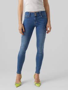 Vero Moda VMCATCH Cargo Fit Jeans -Medium Blue Denim - 10289942